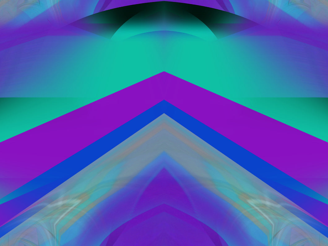 CZ Card - Mystical Flow of Healing and Purifyng  - by Cuzco Artist Channeller ( Teresa Rubiolo )