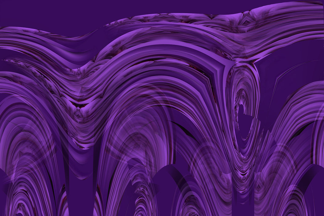 CZ Card - Purple Candle Ritualized - Cleansing and Healing - Mystical Essence - by Cuzco Artist Channeller ( Teresa Rubiolo) 2025