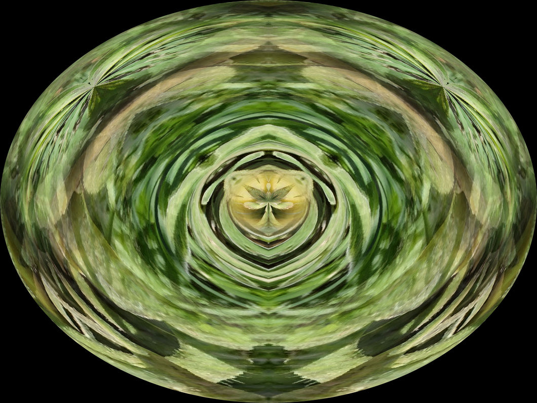CZ Card - Golden Diamond Mystical Frequencies -by Cuzco Artist Channeller